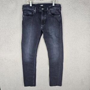 Paige‎ Lennox Jeans Mens 31 Blue Denim Rayon Dark Wash Skinny Leg M653734-7693